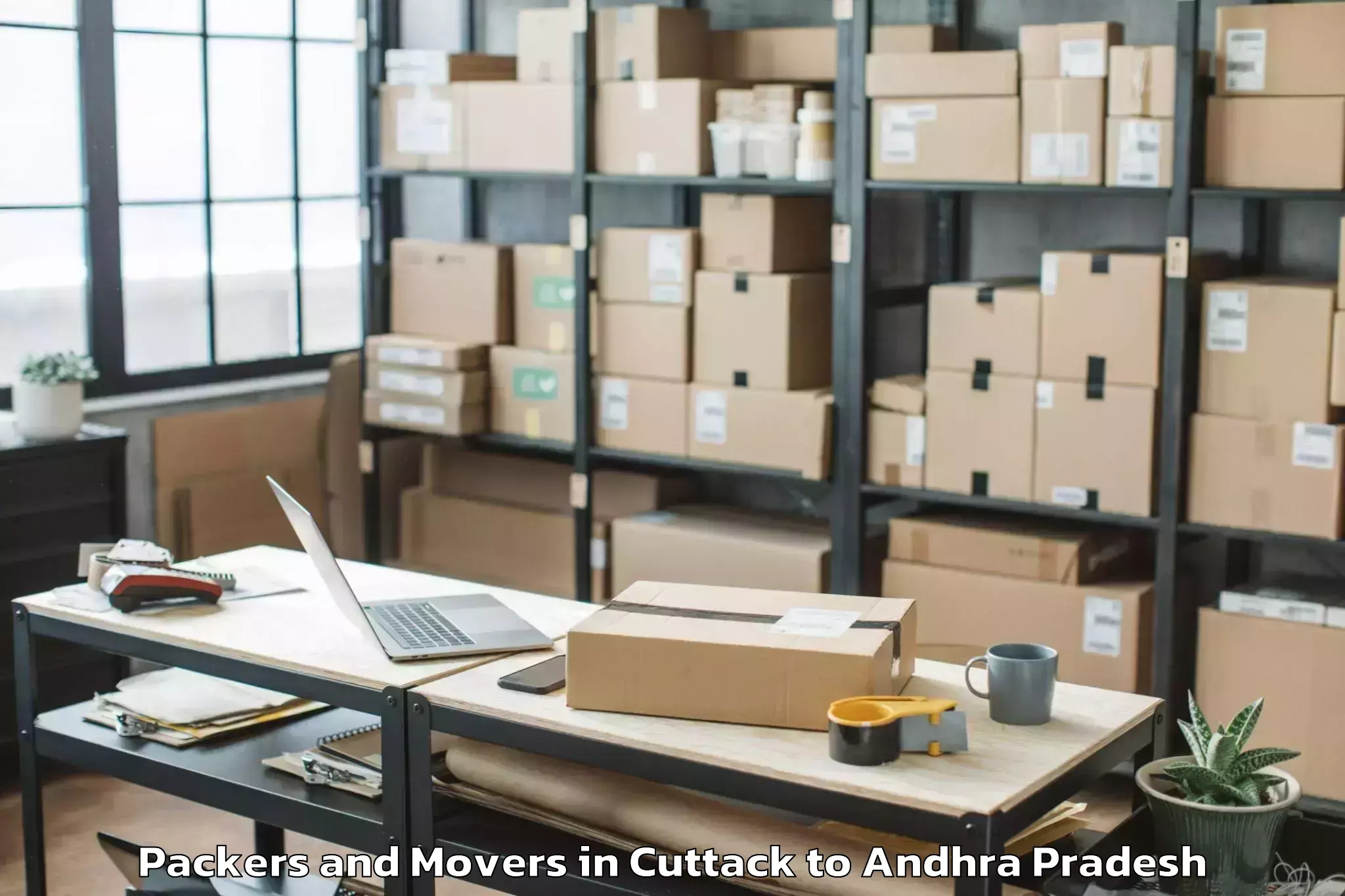 Affordable Cuttack to Yerragondapalem Packers And Movers